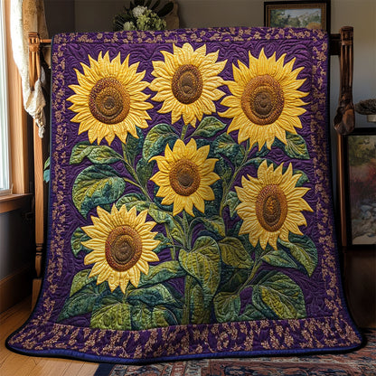 Autumn Sunflower WN1703069CL Quilt