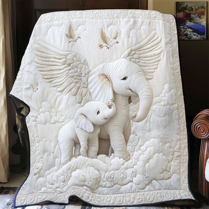 Angel Elephant WY2712002CL Quilt