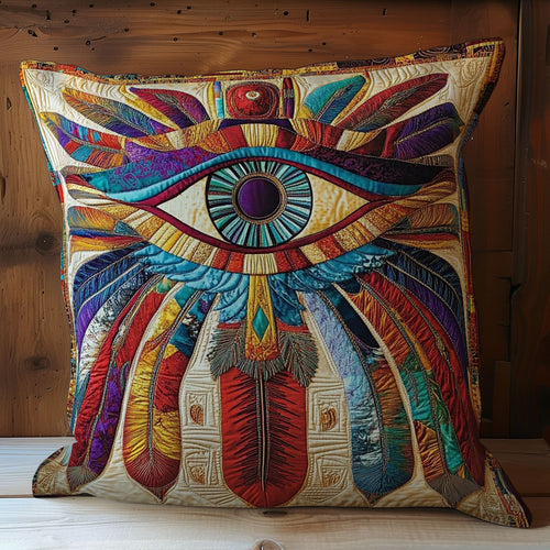 Eye Of Horus Feather WY1102072CL Quilt Pillow Case