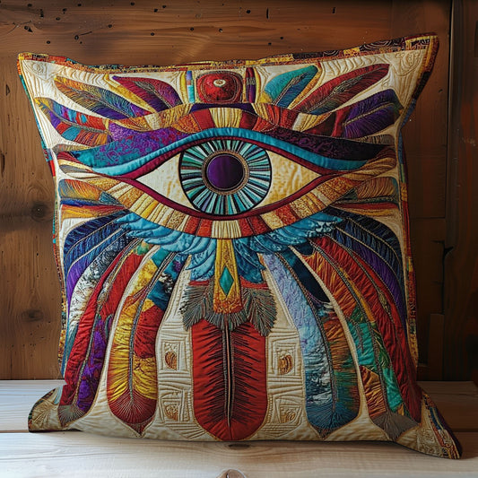 Eye Of Horus Feather WY1102072CL Quilt Pillow Case