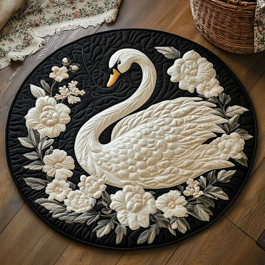 White Swan Grace WN2203099CL Quilted Round Mat