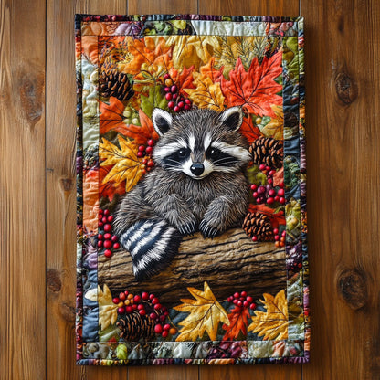 Raccoon WJ0505023CL Quilted Table Runner