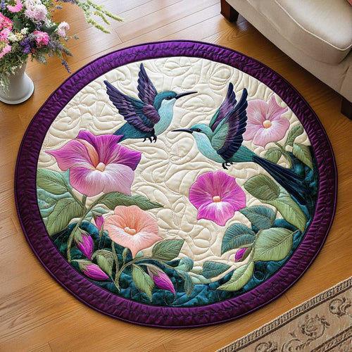 Hummingbird Dance WN1903085CL Quilted Round Mat