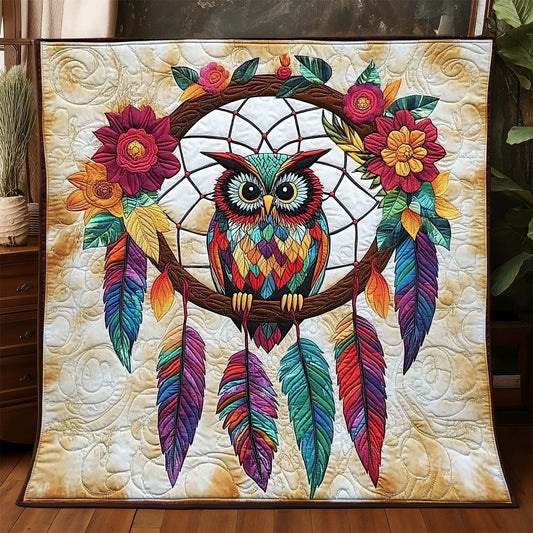 Dreamcatcher Native Owl WJ2705001CL Quilt