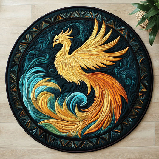 Mystic Phoenix CW1706031CL Quilted Round Mat