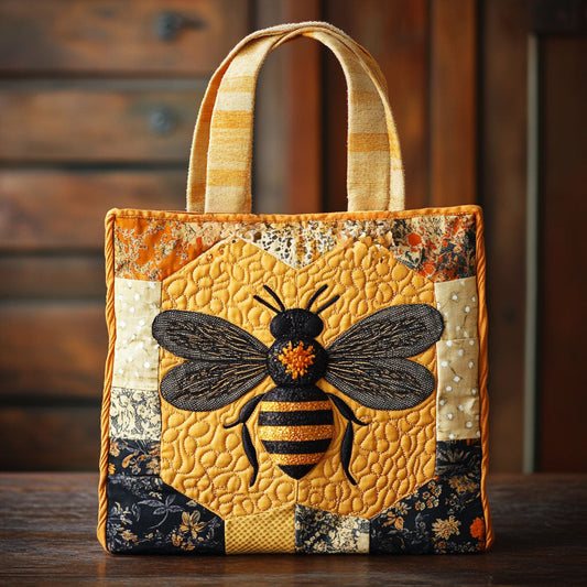 Rustic Bee WN1511077CL Quilted Tote Bag