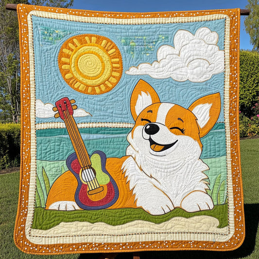 Corgi Summer Joy WN1411081CL Quilt
