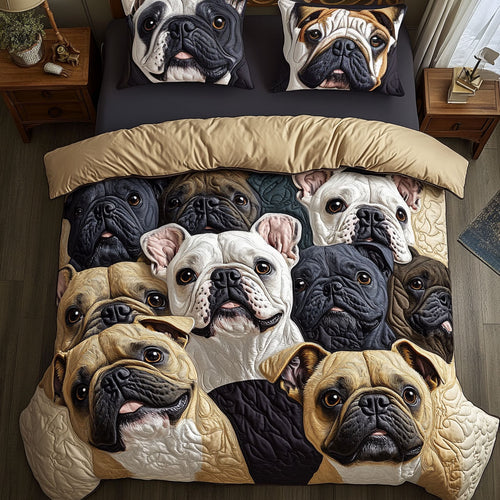 French Bulldog Love CW1511017CL Duvet Cover Set