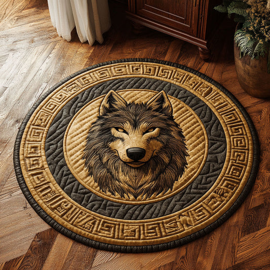 Wolf Crest CP0409062CL Quilted Round Mat