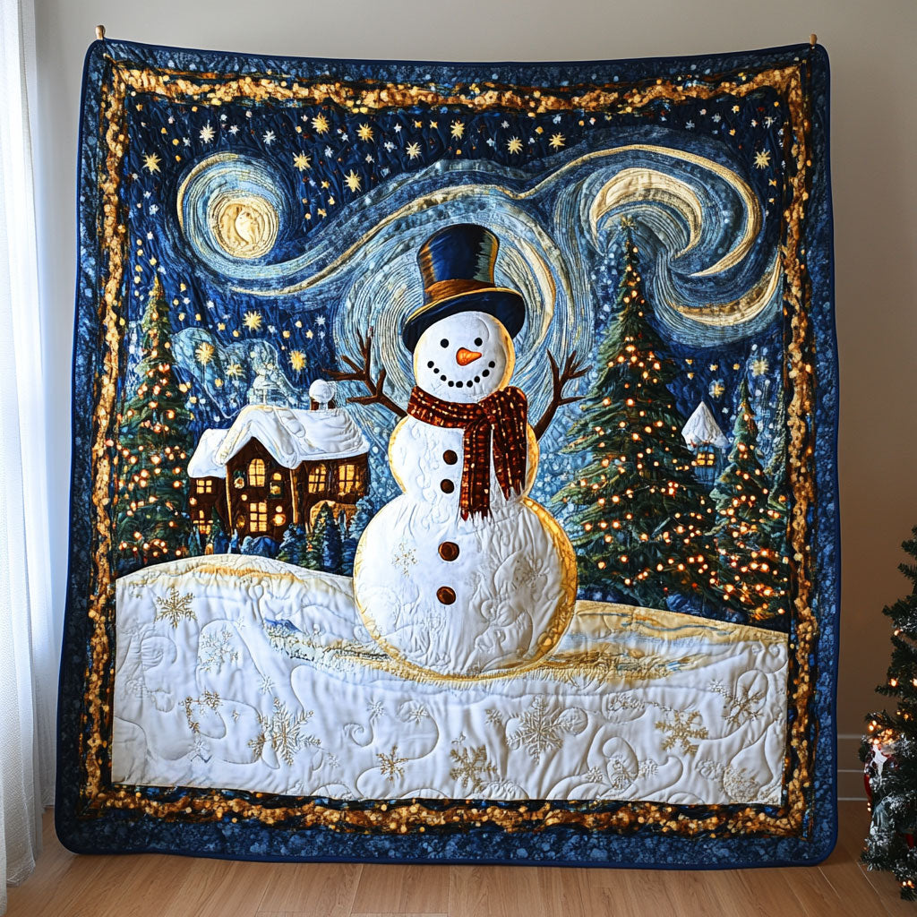 Holiday Star Snowman WN0511052CL Quilt