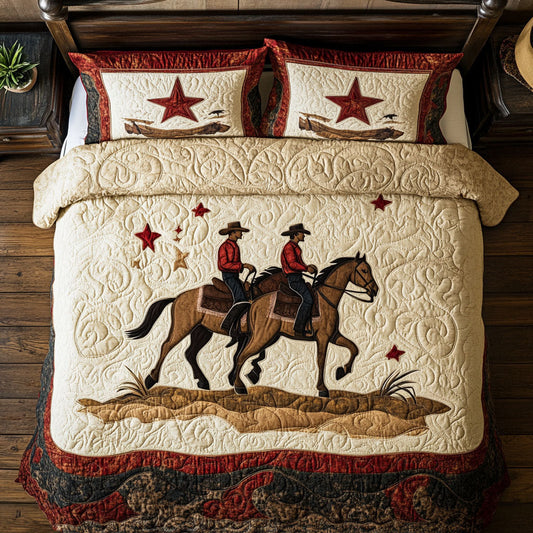 Cowboy Spirit Trail WX0307018CL Duvet Cover Set