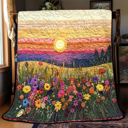 Sunrise And Wildflower WJ2102019CL Quilt