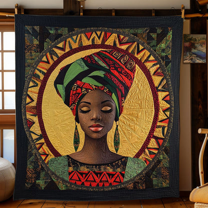 Black Women Portrait WY0503094CL Quilt
