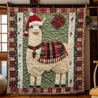 Llama Christmas Magic WN1711036CL Quilt