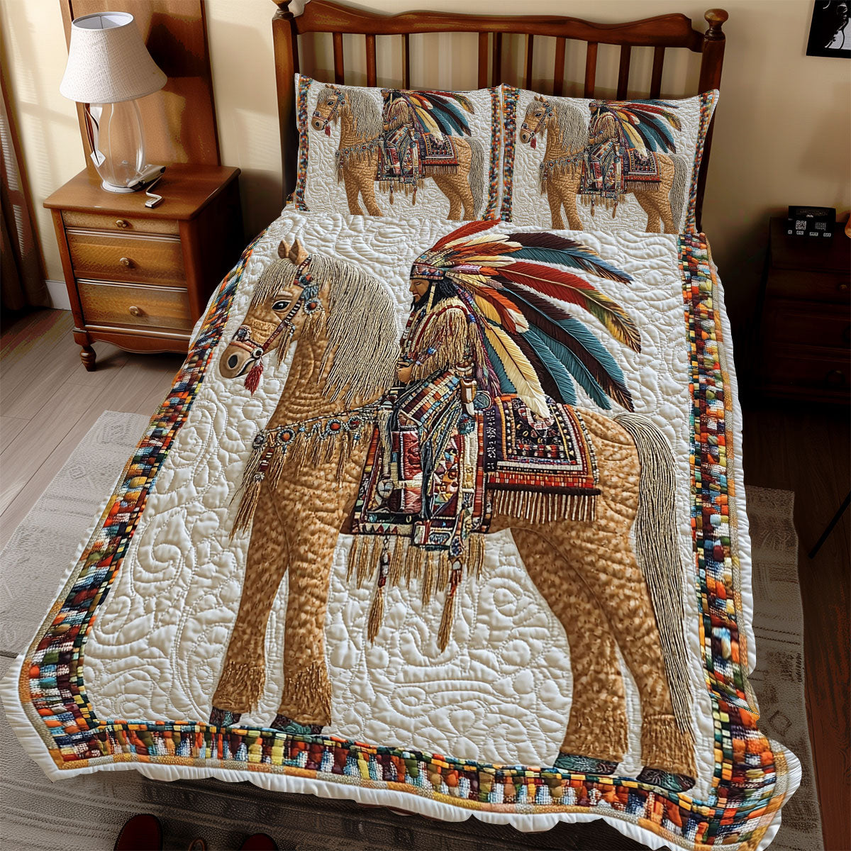 Brave Spirit Warrior WX2512064CL Duvet Cover Set