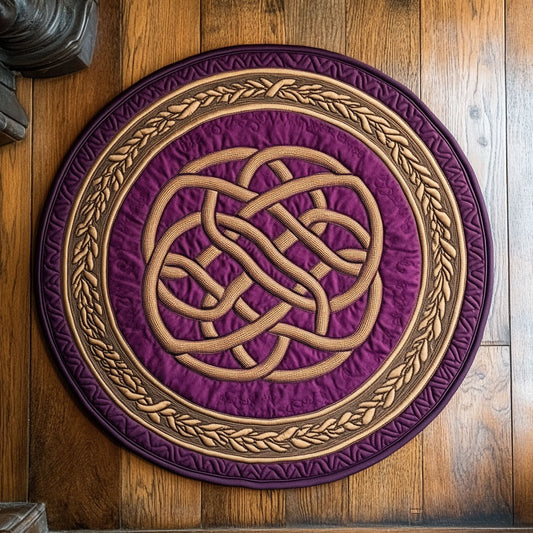 Knot CP2107021CL Quilted Round Mat