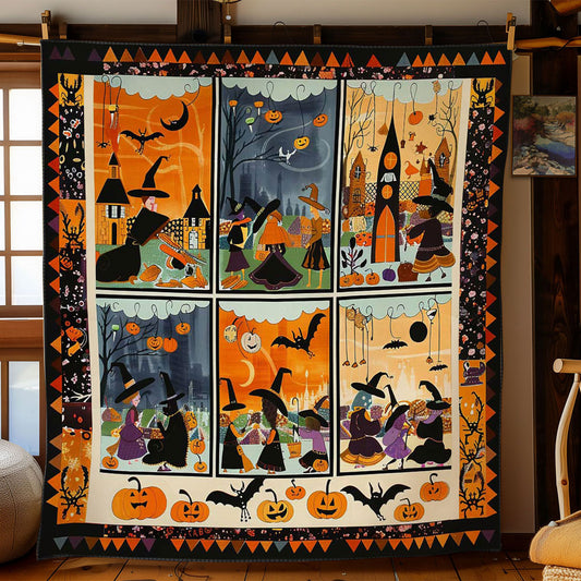 Halloween Witches' Dance WN2709034CL Quilt