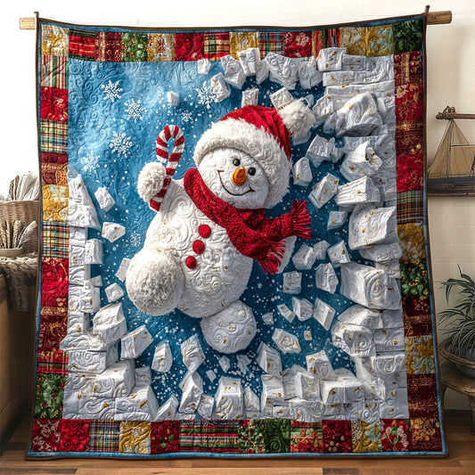 Holiday Spark Snowman WN1111058CL Quilt