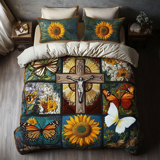 Grace Bloom Cross WN2508067CL Duvet Cover Set