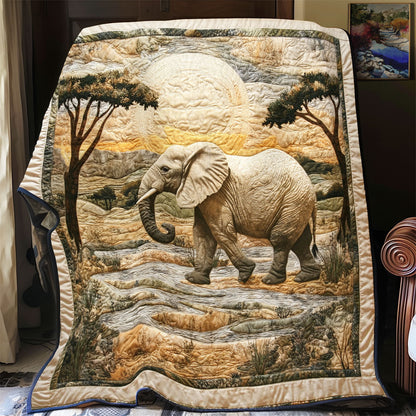 Elephant In Sahara WX0303072CL Quilt