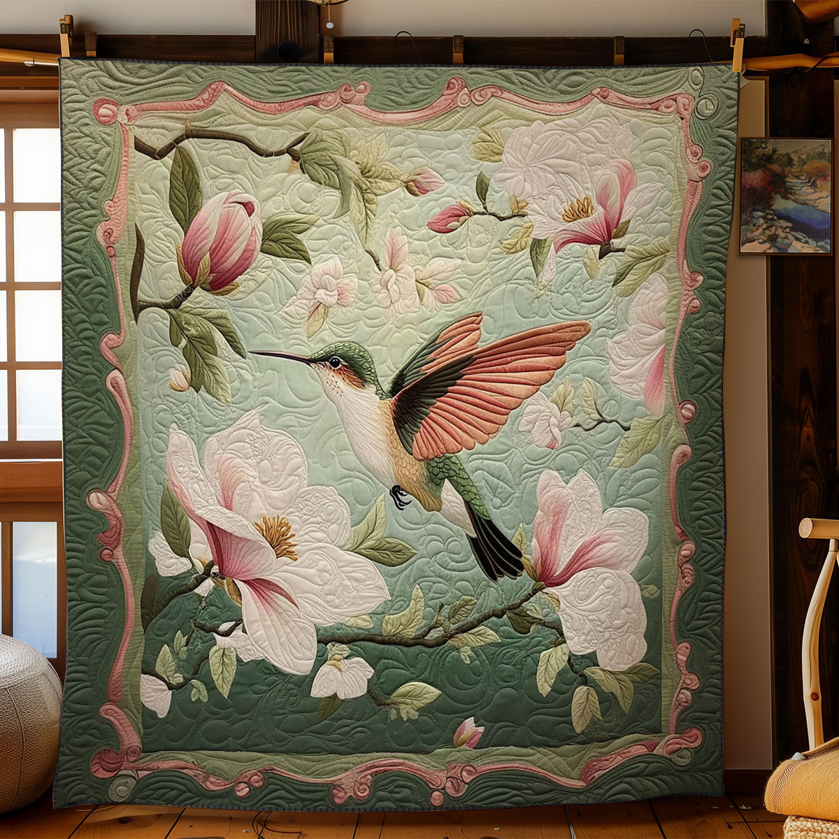 Magnolia Garden WY2103057CL Quilt