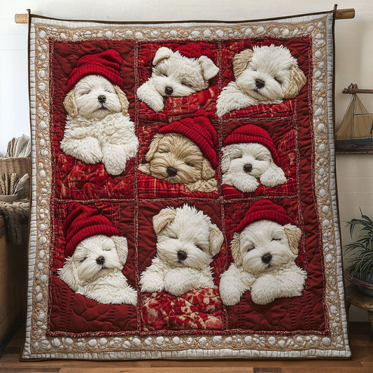 Bichon Frise Bliss WN0907003CL Quilt