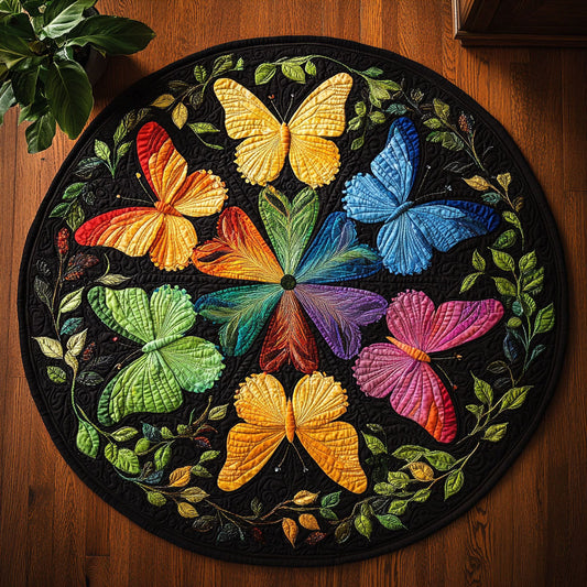 Spirits in Color CM1505024CL Quilted Round Mat