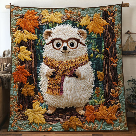 Hedgehog Autumn WN2905025CL Quilt