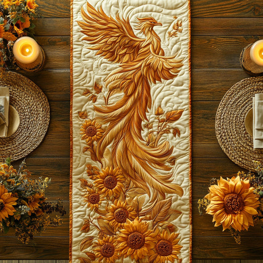 Phoenix Reborn WN2107046CL Quilted Table Runner
