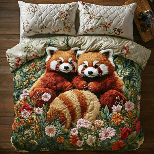 Red Panda Couple CQ1405002CL Duvet Cover Set