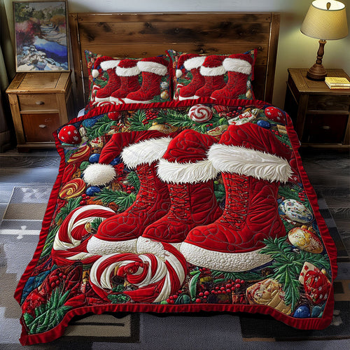 Santa Boots WY0512061CL Duvet Cover Set