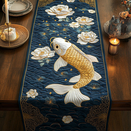 Koi Fish CW3006029CL Quilted Table Runner