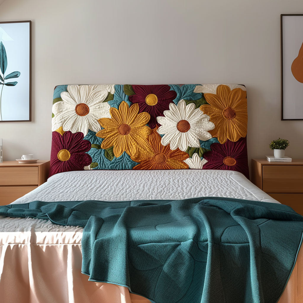 Blooming Daisy QA0501001CL Quilted Headboard Slipcover