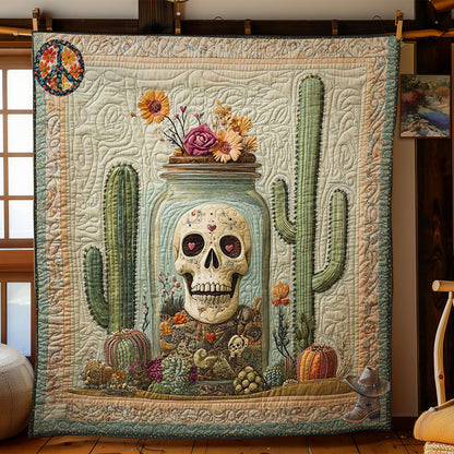 Skull In Glass WN2711035CL Quilt