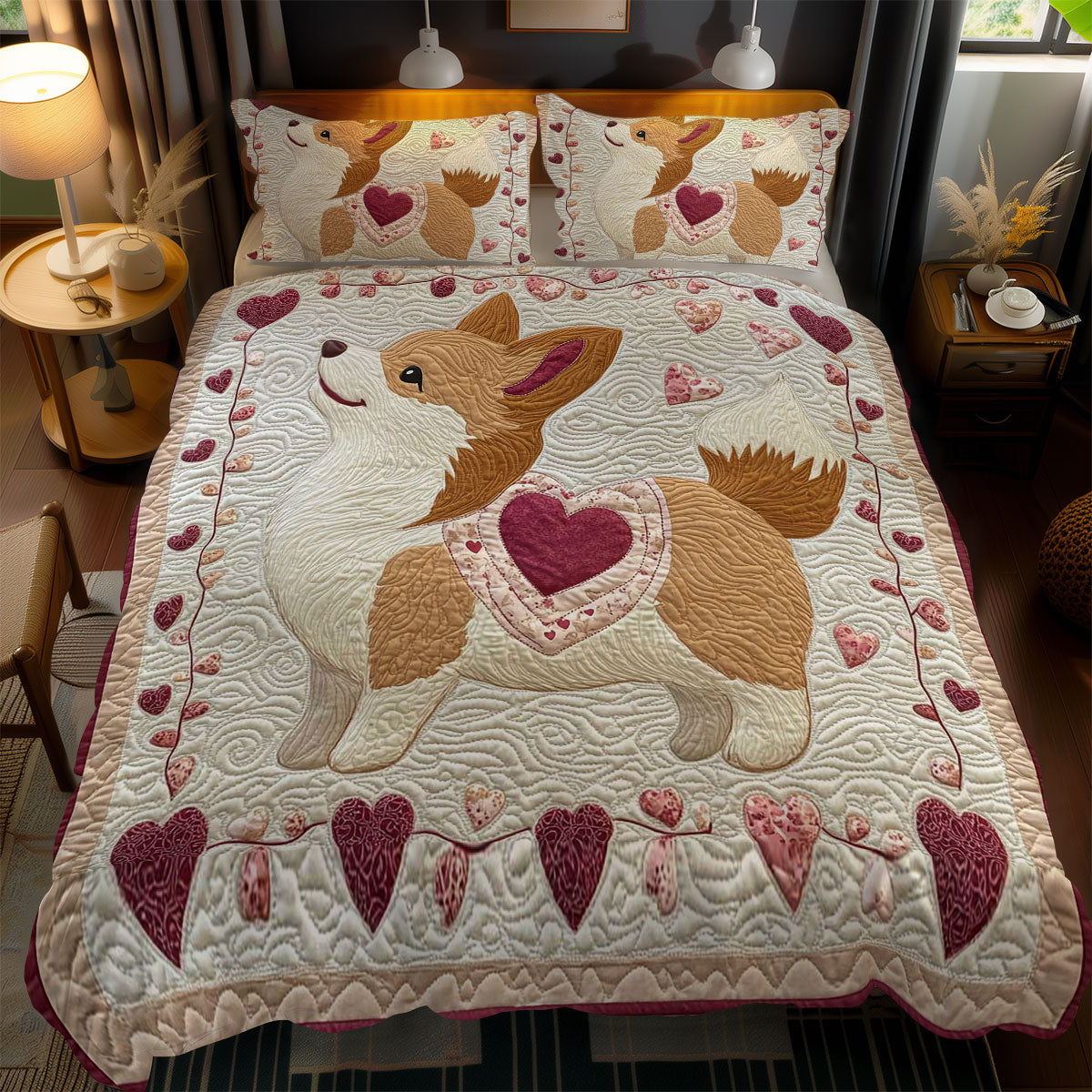 Corgi Love WN3112053CL Duvet Cover Set