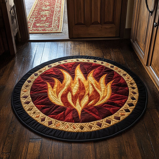 Inferna Sigil CP2607053CL Quilted Round Mat