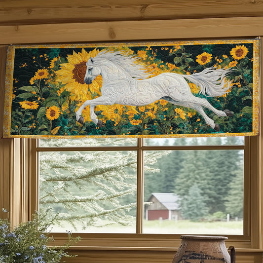 Sunflower Gallop WY1505048CL Quilted Valance