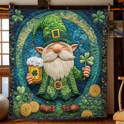 Gnome’s Green Parade WN1207039CL Quilt