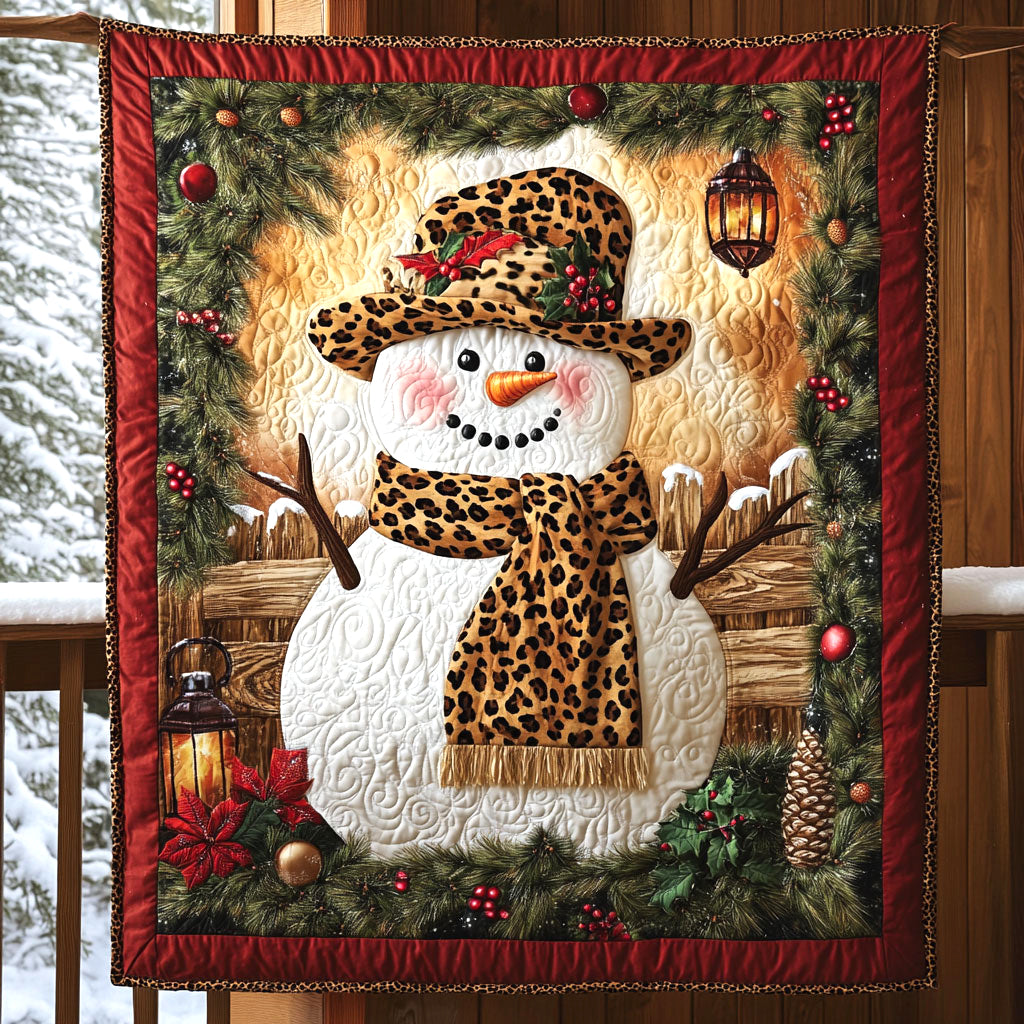 Holiday Snowman CW1411069CL Quilt