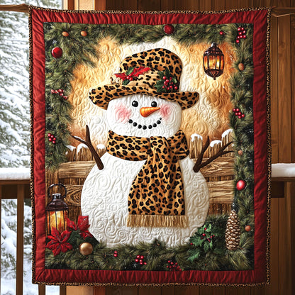 Holiday Snowman CW1411069CL Quilt