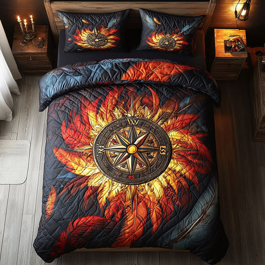 Fire Native Compass WY2101007CL Duvet Cover Set