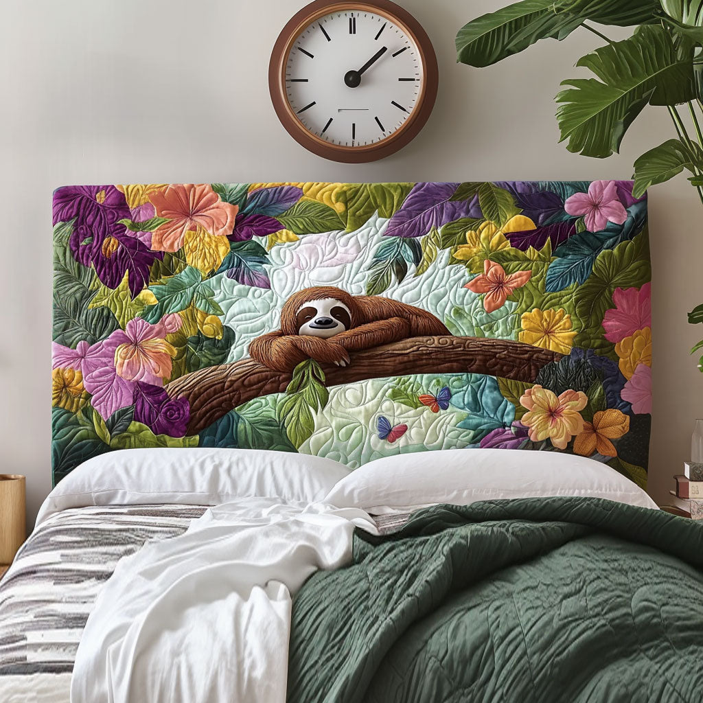 Chilling Sloth QA2812019CL Quilted Headboard Slipcover