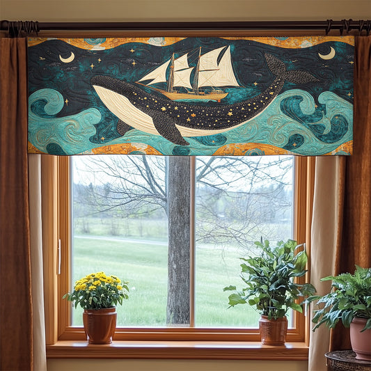 Starback Whale Voyage WN1607046CL Quilted Valance