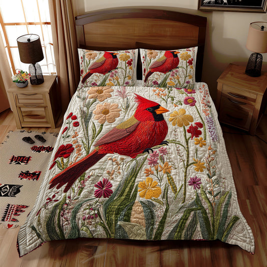 Cardinal Flower WX0412051CL Duvet Cover Set