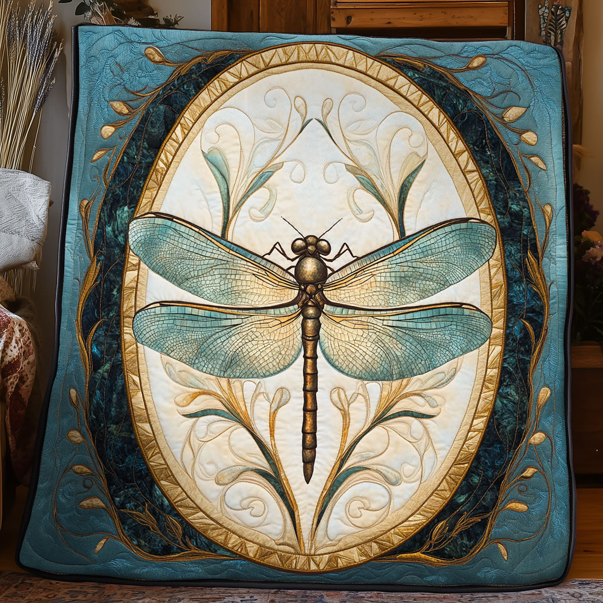 Mystic Dragonfly WX3105048CL Quilt
