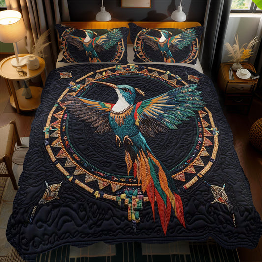 Tribal Hummingbird WN0302085CL Duvet Cover Set