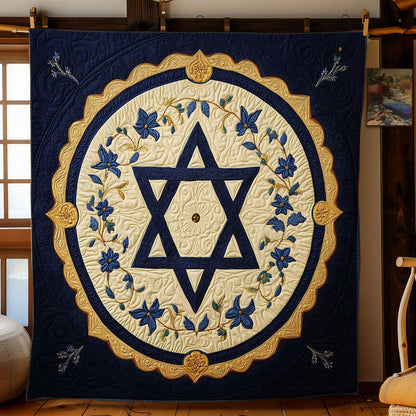 Harmony Jewish Star WN2203045CL Quilt