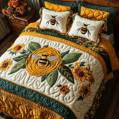 Honeybee Floral WP0705043CL Duvet Cover Set
