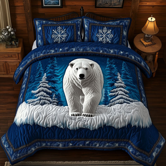 Curious Polar Bear XK1909001CL Duvet Cover Set