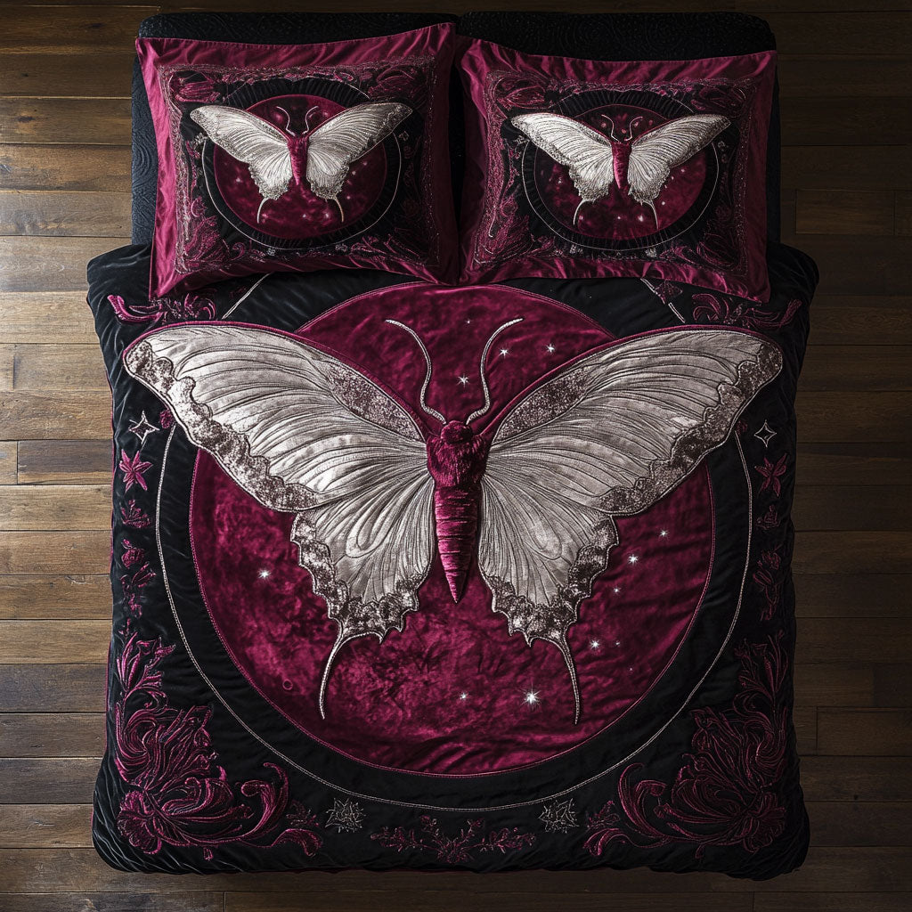 Red Wine Moth CP0206084CL Duvet Cover Set